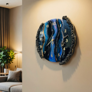 frozenart-resin-ageode-resin-wall-clock